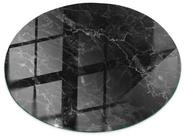 Tulup Tischplatte Bodenplatte Glas Marmormuster mit Adern Tischplatte aus Glas