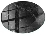Tulup Tischplatte Bodenplatte Glas Marmormuster mit Adern Tischplatte aus Glas...