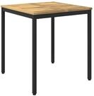 vidaXL Gartentisch Gartentisch Wei&szlig; und Schwarz 70 x 68,5 x 75 cm (1-St)