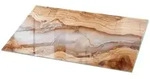 Tulup Tischplatte Couchtisch Glasplatte Naturholz mit Harz Ersatzplatte Glas...