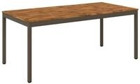 vidaXL Gartentisch Gartentisch Natur und Kaffee 147 x 88,5 x 75 cm (1-St)