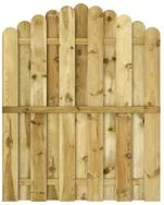 vidaXL Gartentor, Gartent&uuml;r Impr&auml;gniertes Kiefernholz 100x125 cm