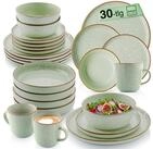 S&Auml;NGER Tafelservice Rio Geschirrset (30-tlg), 6 Personen, Steingut, Handmade,