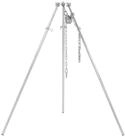 BBQ-Toro Schwenkgrill Dreibein Schwenkgrill mit Tragetasche, Edelstahl,