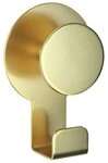 WENKO Handtuchhaken Bad-H&auml;nger BLANDAS Goldmatte, Wenko