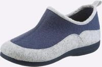 Hausschuh WALDL&Auml;UFER, Damen, Gr. 36, blau (bleu), Filz, Schuhe Hausschuh