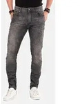 Cipo & Baxx R&ouml;hrenjeans Jeans mit Elasthanzusatz, CD374 grau 32