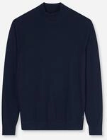 OLYMP Stehkragenpullover Baumwoll-Lyocell-Mix, Regular Fit