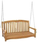 vidaXL Gartenbank Schalen-Schaukelbank 114 x 60 x 60,5 cm Massivholz Natur...