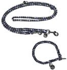 EQuest Hunde-Halsband Halsband & F&uuml;hrleine Ultimo f&uuml;r Hunde im Set, Blue Boy,...