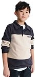 Marc O'Polo Sweatshirt mit Polokragen und Blockstreifen