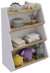 VCM Standregal B&uuml;cherregal Malusa H. 89 x B. 63 x T. 35 cm, Holzregal stehend,...