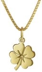 trendor Kette mit Anh&auml;nger 35922, Kleeblatt Gold 333 (8 Karat) + goldplattierte