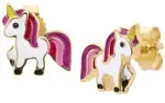 trendor Paar Ohrstecker 68435, M&auml;dchen Gold 333/8K Kinder mit Einhorn