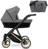 KUNERT Kombi-Kinderwagen Ivento Premium 2in1 Kinderwagen mit Goldrahmen,...