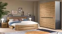 Inn.Furn Komplettschlafzimmer Cooper, (Komplett-Set mit Doppelbett,...