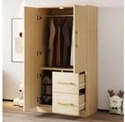 STILVORA Kinderkleiderschrank mit Kleiderst&auml;nder,Aufwahrungsschrank