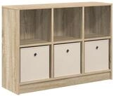 vidaXL Sideboard Sideboard Sonoma-Eiche 88,5 x 27,5 x 63,5 cm (1 St)