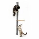 eyepower Kratzbaum zur Wandmontage - 132cm Wandkratzbaum f&uuml;r Katzen mit 2...