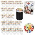 MamboCat Einmachglas 50er Set Sturzglas 230ml HOCH Einmachglas TO66 Comic-Obst
