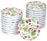 MamboCat Einmachglas 20er Set Deckel-Set TO82 Wald-Erdbeere Deckel f&uuml;r