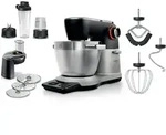 BOSCH K&uuml;chenmaschine Serie 8, MUMS8ZS22, XL 6 L Edelstahlsch&uuml;ssel, Waage,...