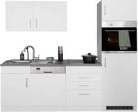 KOCHSTATION K&uuml;chenzeile KS-Paris, Breite 230 cm, wahlweise mit E-Ger&auml;ten und