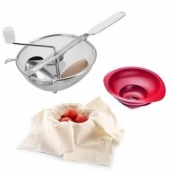 WESTMARK Passiersieb 3tlg.: Passiersieb (20 cm) + Trichter-Set (2tlg) +