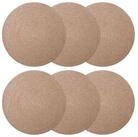 vidaXL Platzteller 30 cm Jute-Untersetzer 6 pcs Natur &Oslash; 30 cm 100 Tossa-Jute