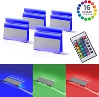 B.K.Licht LED Dekolicht, LED fest integriert, Farbwechsler, LED Clips, RGB,