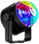 Showlite Discolicht PBM-5 Mini-Party-Ball, LED fest integriert, Farbwechsler,...