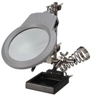 Velleman L&ouml;tkolben DRITTE HAND MIT LUPE, LED-LAMPE UND L&Ouml;TKOLBENST&Auml;NDER,...