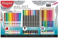MAPED Filzstift Mal-Zeit, (33-tlg), 33-tlg.