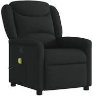 vidaXL Sessel Massagesessel Schwarz Stoff (1-St)