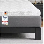 Komfortec, Topper Komfortec 5-Zonen Gel Matratzentopper H3/H4, 7 cm H&ouml;he, 7 cm...
