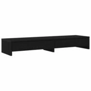 vidaXL Monitorst&auml;nder, (Monitorst&auml;nder mit Schubladen Schwarz Eichen-Optik