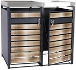 PROREGAL&reg; M&uuml;lltonnenbox M&uuml;lltonnenverkleidung in verschiedenen Ausf&uuml;hrungen...