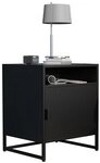 VCM Nachttisch Nachtkonsole Flokas H. 55 x B. 45 x T. 40 cm, Nachtschrank,