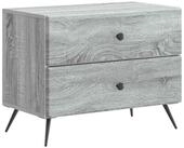 vidaXL Nachttisch 62 x 34,5 x 47,5 cm Nachttisch Nachtschrank Nachtkommode...