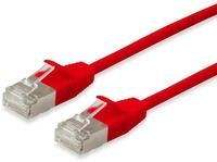 Equip Equip Patchkabel Cat6A F/FTP 2xRJ45 10.00m rot Slim LSZH Netzwerkkabel