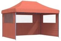 vidaXL Partyzelt Party-Zelt 279 x 410 x 315 cm Terrakotta Oxford-Stoff