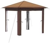 vidaXL Partyzelt Gazebo ohne Seitenwand 2,6 x 2,6 m Beige und Braun