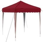 vidaXL Partyzelt Pop-up Partyzelt 195 x 195 x 245 cm Bordeauxrot Oxford-Stoff