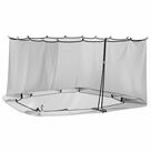 vidaXL Moskitonetz Moskito-Netz f&uuml;r Pavillon 220 Mesh Schwarz 3,6 x 3,6 x 2 m...