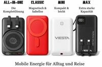 VIESTA PD20W QC22,5W USB-C Wireless Magnet 9000/10.000/20.000 mAh je Variante