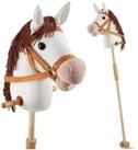 tectake Steckenpferd Hobby Horse mit Rollen - Detailreiches Design f&uuml;r Kinder,