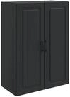 vidaXL H&auml;ngeschrank Wandschrank 66 x 34,5 x 90 cm Holzwerkstoff Schwarz (1-St)