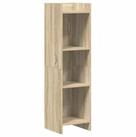 vidaXL B&uuml;cherregal 30 x 30 x 111 cm B&uuml;cherregal Sonoma-Eiche 30x30x111 cm