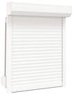 vidaXL Fensterladen Rollladen Wei&szlig; 80 x 100 cm Aluminium und Polyurethan, BxH: