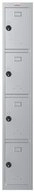 Phoenix Tresor Phoenix PL1430GGC Schlie&szlig;fach Locker Grau - 1 Spind 4 T&uuml;ren...